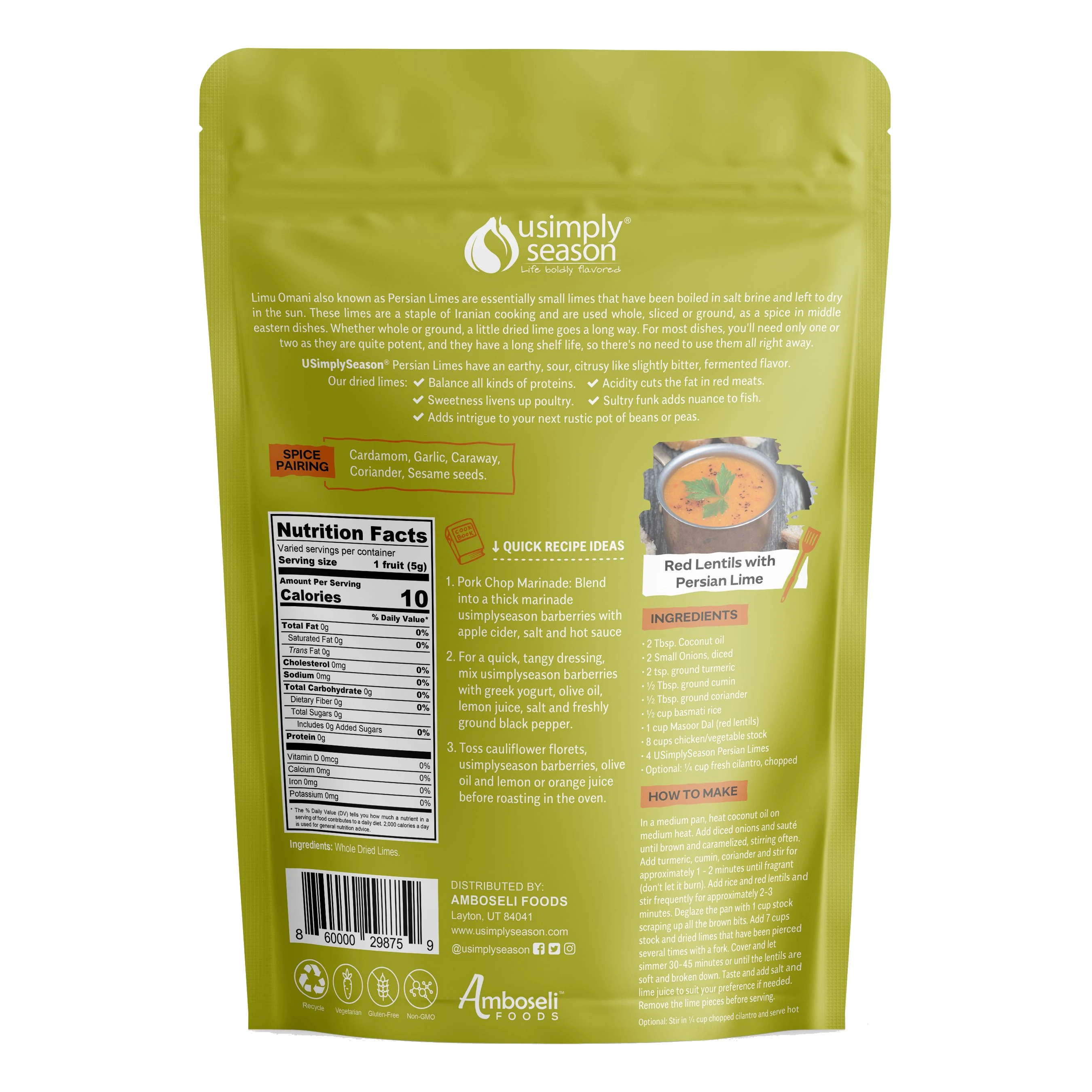 persian lime - ground