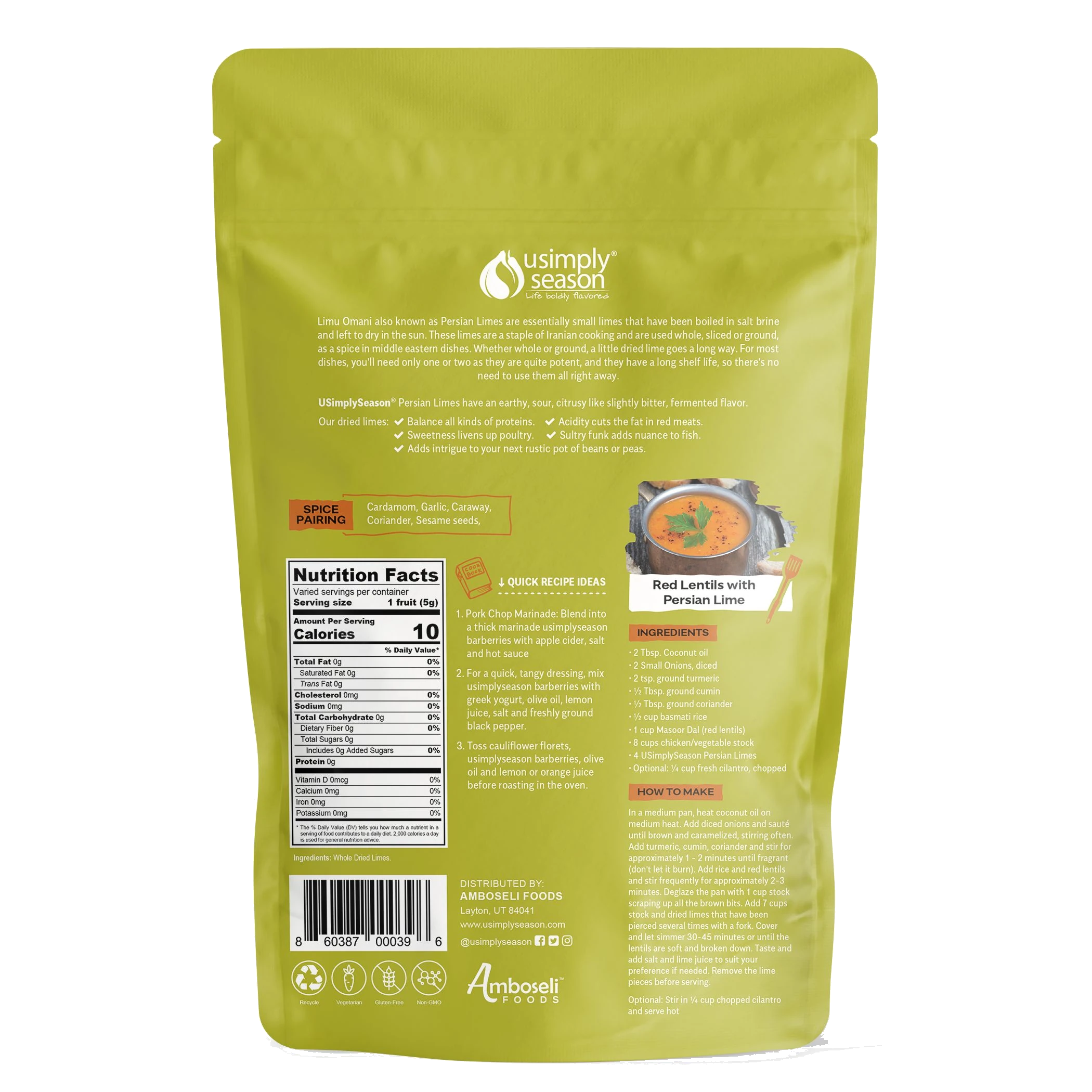 persian lime - whole